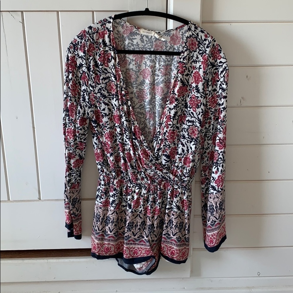 Long sleeve romper